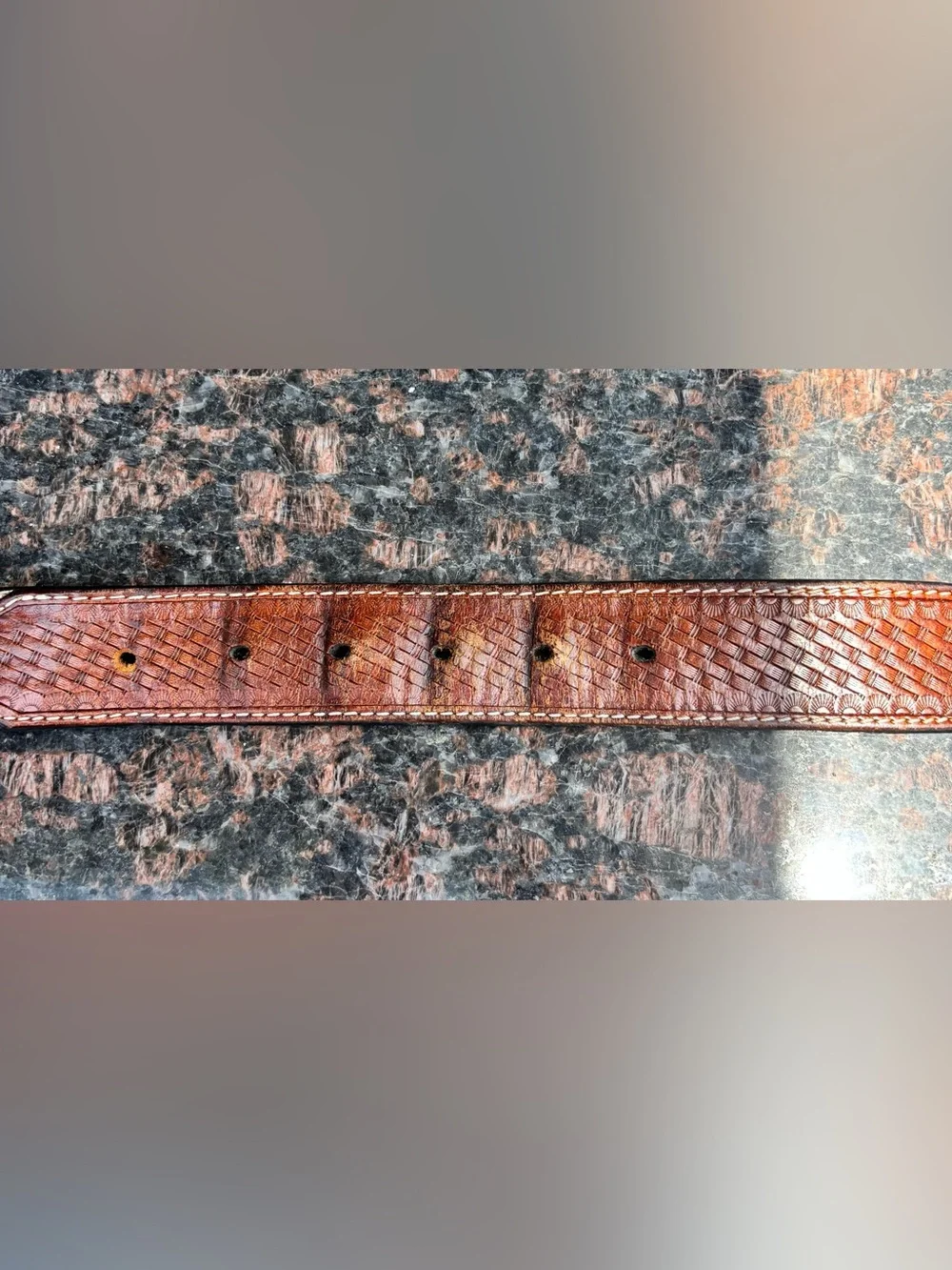 Nocona Pro Series Men's Western Belt Calf Hair  SKU: N2506808